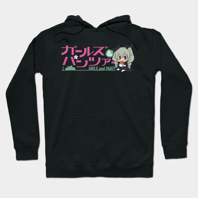 Chibi Cute Girls Und Panzer Hoodie by ShariLambert